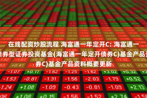在线配资炒股流程 海富通一年定开C: 海富通一年定期开放债券型证券投资基金(海富通一年定开债券C)基金产品资料概要更新