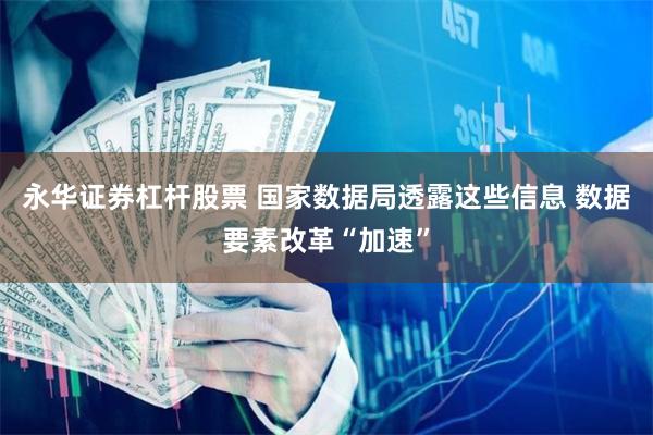 永华证券杠杆股票 国家数据局透露这些信息 数据要素改革“加速”